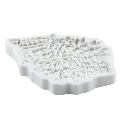 Baroque Relief Flower Polymer Clay Mold Baroque Silicone Molds - color: Style C