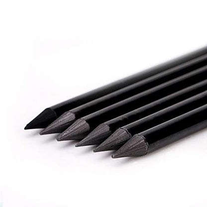 YYMIYU Full Graphite Pencils set 6 Piece.HB/2B/4B/6B/8B/EE (lead pencil) - style: suit