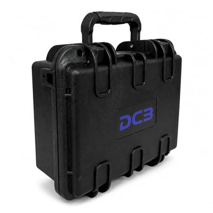 DCB Cases - Element 2501F Waterproof Hard Case with Foam Insert - IP67 Dustproof | Impact-Resistant | 9.84 x 8.58 x 4.45 Ext Dim | Pressure Valve | Lockable Protective Storage
