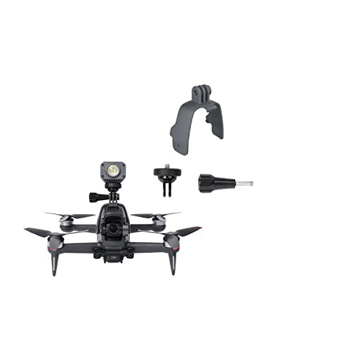 BTG DJI FPV Drone Action Camera Mount Holder for DJI Action 5 4 3 2/Pocket 3 2 /GoPro Series/Fimi Palm 2 / Insta360 X3 Go 3S ONE X2 R/Night Light/Fill Light Sport Camera Mount Extensions