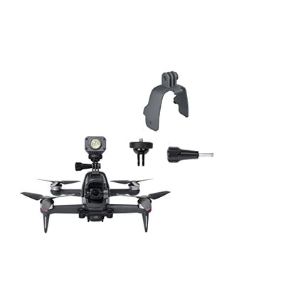 BTG DJI FPV Drone Action Camera Mount Holder for DJI Action 5 4 3 2/Pocket 3 2 /GoPro Series/Fimi Palm 2 / Insta360 X3 Go 3S ONE X2 R/Night Light/Fill Light Sport Camera Mount Extensions