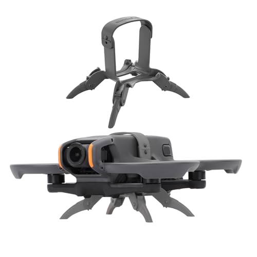 Avata 2 Landing Gear Foldable Quick Release Extension Leg for DJI Drone Accessories, Height Extension Leg (Grey) - color: Grey