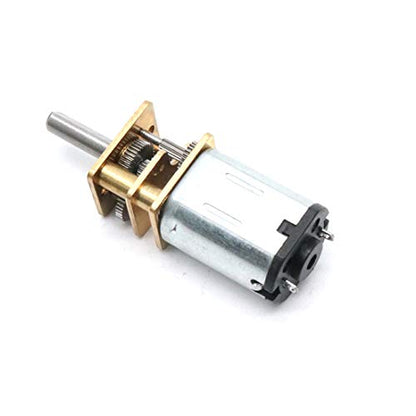 2Pcs DC 12V 200RPM N20 Torque Geared Gearbox Gear Box Micro Electric Motor - size: 12V 200RPM