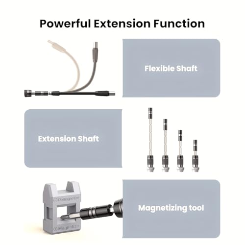 A comprehensive screwdriver kit with 115 tools, designed for versatility and high durability. This multifunctional disassembly kit includes irregular drill bits - color: Black