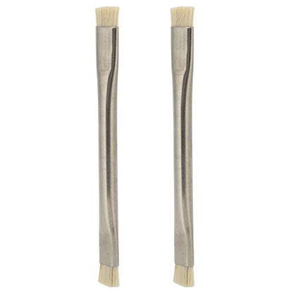 2Pcs Anti Static Brush, Long Handle Lab Cleaning Anti Static ESD Brush for Phone Keyboard Tablet PCB and BGA Repair Soldering
