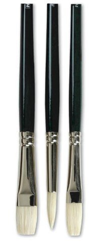 Winsor & Newton Winton Hog Bright #2 Bristle Brush - size: #2, style: Bright
