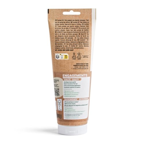 PEBEO Origin 240ml (8.11 fl oz) Acrylic Paint, Payne's Grey - color: Payne's Grey