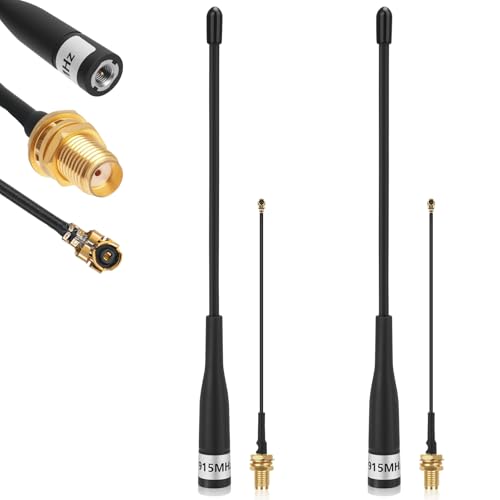2Pcs 915MHz LoRa Antenna 10dBi Gain for Meshtastic Long Range - color: 2pcs-19cm