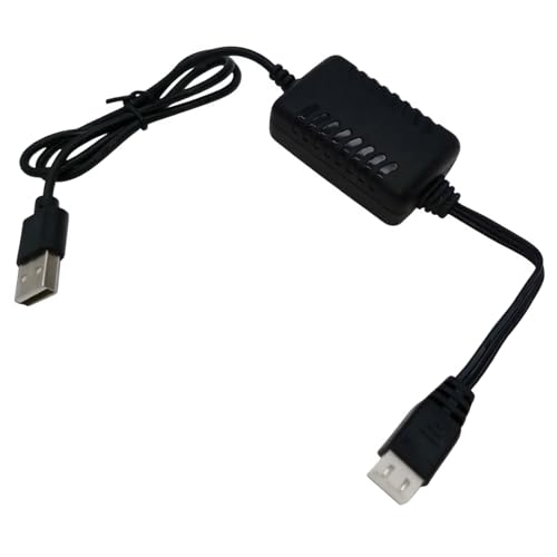 7.6V LiHv Battery Chargers with 3Pin Balance Plugs USB Chargers Cable 7.6V Battery Fast Charging Cord Overcharge Protect