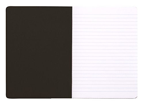 RHODIA cf119189 Stapled Notebook, A5, Classic Rule, Black - color: Black, size: A5