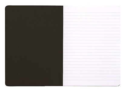 RHODIA cf119189 Stapled Notebook, A5, Classic Rule, Black - color: Black, size: A5