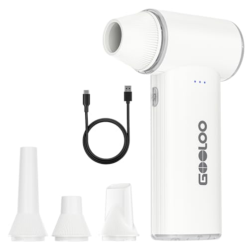 GOOLOO F3 Electric Air Duster, 150000RPM Super Power Duster for Cleaning - color: White