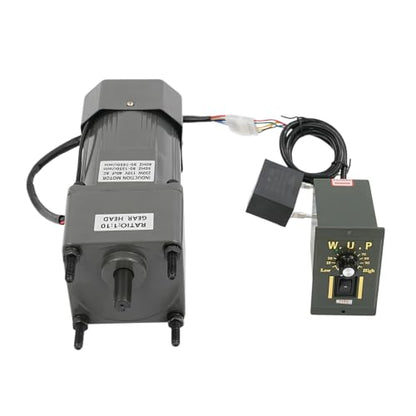 0-135RPM 250W 10K Electric Gear Reduction Motor with Controller & Bracket - color: 250W 10K, with Bracket