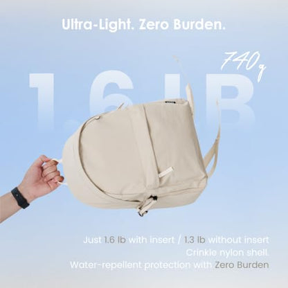 TARION Casual Camera Backpack 15L Urban Photography Bag, Once LT15, Beige - color: Beige
