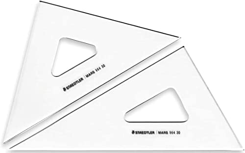 Staedtler 964 30 Triangular Ruler Drafting Set Mars 11.8 inches (30 cm) - size: 30cm