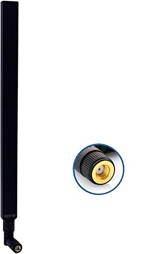 TECHTOO WiFi Antenna Dual Band 9 dBi 2.4/5.8GHz for Router AP - Security IP Camera - USB Card Adapter - PCI PCIe Cards - Range Extender - PC Desktop - Drone - PS4 Build (2.4/5.8GHz RP-SMA 1-Pack) - color: 2.4/5.8GHz RP-SMA 1-Pack