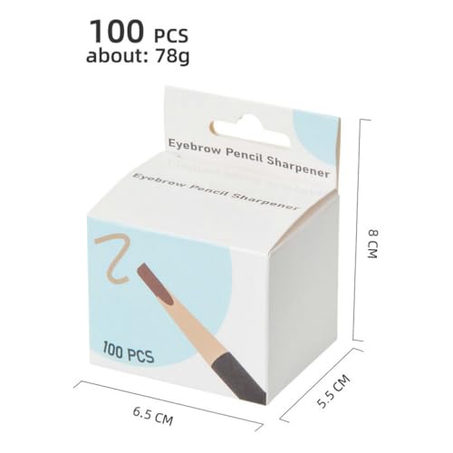 Sandpapers Sharpener - 100 Pieces Sandpaper Pads for Sketch Pencil, Crayon, Eyebrow Pencil, Charcoal Pencil Pointer for Artists and Students