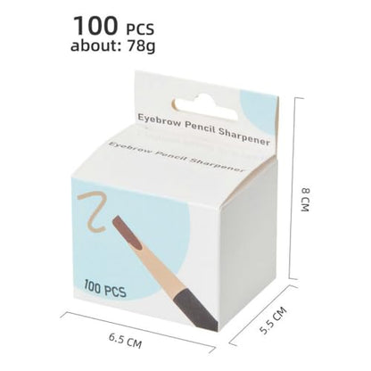 Sandpapers Sharpener - 100 Pieces Sandpaper Pads for Sketch Pencil, Crayon, Eyebrow Pencil, Charcoal Pencil Pointer for Artists and Students