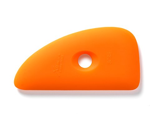 Xiem Tools Soft Silicone Clay Rib for Ceramics and Pottery (SCR5-O-10197) - size: SCR5-O-10197