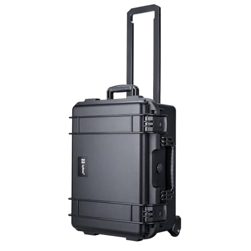Lykus HC-4920 Hard Case with Wheels and Foam, Inner Size 18.5*13.78*7.28in - size: HC-4920
