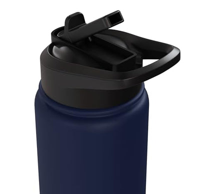 RC Transmitter Blueprint FPV Drone RC Car Radio Controller Stainless Steel Insulated Water Bottle - color: Navy Blue