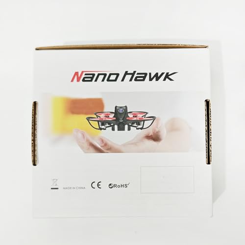 EMAX Nanohawk BNF 65mm FPV Indoor Outdoor Racing Drone Ultra Light Micro Whoop for Beginners