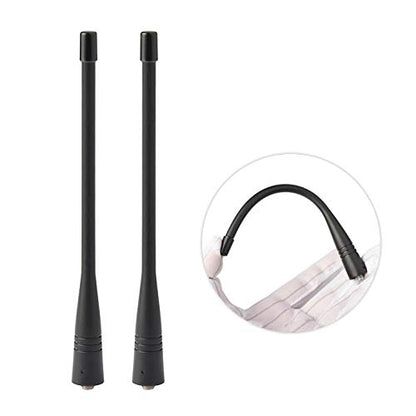 Bingfu UHF 400-470MHz Walkie Talkie SMA Female Antenna Replacement 2-Pack