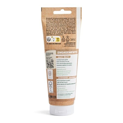 PEBEO Origin Acrylics 120ml Matte Acrylic Paint, Raw Sienna - color: Raw Sienna