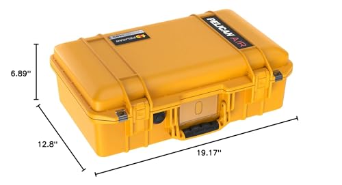 Pelican Air 1485 Case No Foam - Yellow - color: Black, size: No Foam