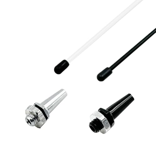 2PCS RC Boat Aluminium M6 Antenna Mount Base with Antenna Tube Sleeve for RC Boat Ship Car DIY Model Toy Building Parts (Mix Color 4) - color: Mix Color 4