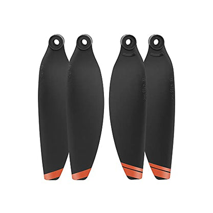 16Pcs Mini 2 Propellers Replacement Low-Noise and Quick-Release Blades Props Compatible with DJI Mini 2 / Mini SE/Mini 2 SE/Mini 4K Drone, Orange - color: Orange