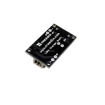 Treedix 2pcs Type C USB LiPo Battery Charger Board Without Battery with JST Socket with LED Indicator Charging Rate Adjustable Automatic Power-Down