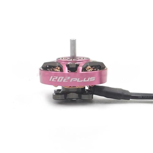 GTS V2 1202 1202.5 1-2S/11500KV 6000KV/3-4S Lipo 3.9g Mini FPV Brushless Motor 1.6-3inch Propeller for RCINPower Motors RC Quadcopter Racing Drones (1PC 1~2S 11500KV Pink) - style: 1PC 1~2S 11500KV Pink