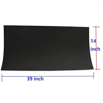 1 Piece 6mm Black EVA Foam Sheet, 14" x 39" Craft Foam Cosplay 80 kg/m³‌ - color: black, size: 6mm