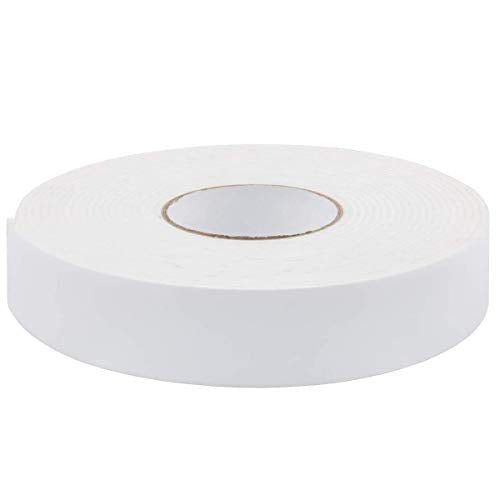 ToLanbbt Double Sided Foam Tape 2.36In x 33FT, Mounting Tape Heavy Duty, Strong Adhesive Weatherproof Seal Strips for DIY Craft Picture Poster, Car & Gap Filling Mountings, Home Office Decor (White) - color: White, size: 2.36 In x 33 FT