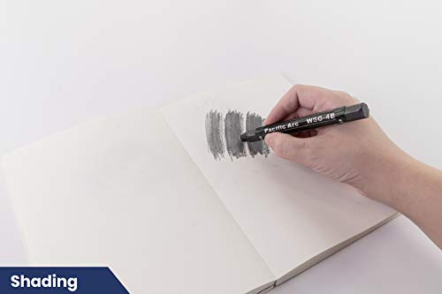 Pacific Arc Jumbo Water Soluble Graphite Sticks Set of 3, Soft 2B, 4B, 6B - style: 2B, 4B, 6B
