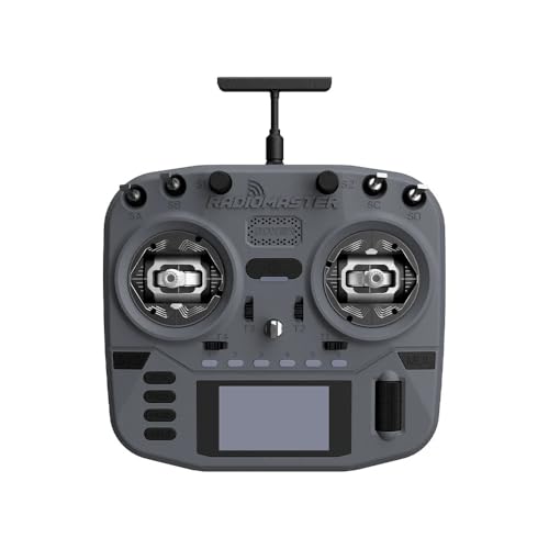 RadioMaster Boxer Crush EdgeTX 2.4G 16CH Remote Controller ELRS with AG01 Hall Gimbals (Gray) - color: Gray