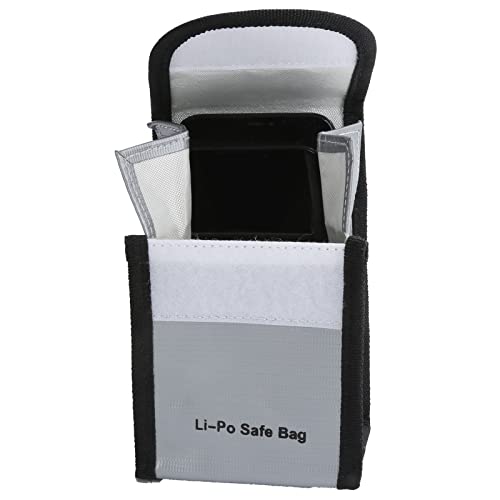 Fireproof Document Bag, Storage Bag with High Temperature Material for Important Certificates, Passports, Cash, Jewelry, Batteries