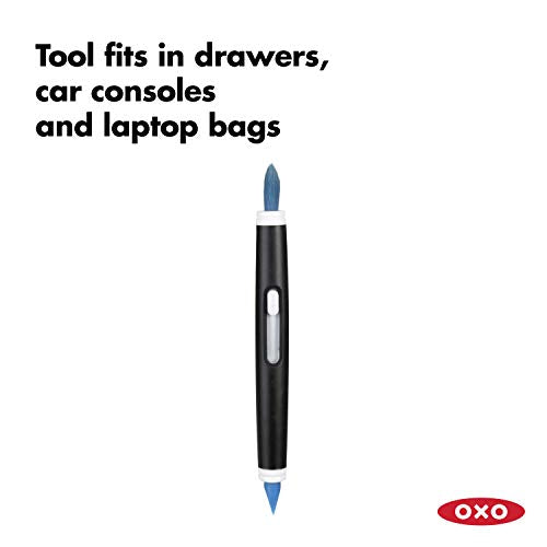OXO Good Grips Electronics Cleaning Brush - Blue - color: Blue, size: One Size, style: Brush