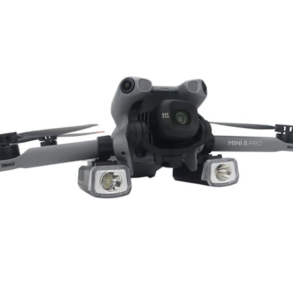 Mini5 Pro Drone Searchlights Night Light for DJI Mini 5 Pro Rechargeable Dual Light Multiple Modes Strobe Night Flight Light High Brightness LED Illumination Spotlight