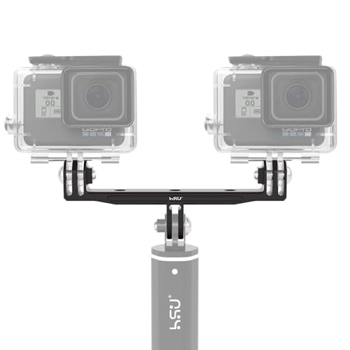 HSU Aluminum Dual Twin Mount Adapter (Extension) for GoPro - color: Extension