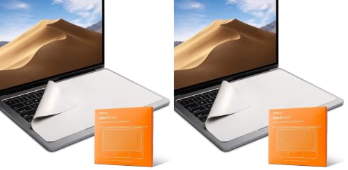 UPPERCASE GhostBlanket Screen Keyboard Imprint Protection Microfiber Liner and Cleaning Cloth 13" Compatible with MacBook Pro 13"/14", MacBook Air 13"/15", MacBook Neo 13" (Pack of 2) - size: Medium (Pack of 2)