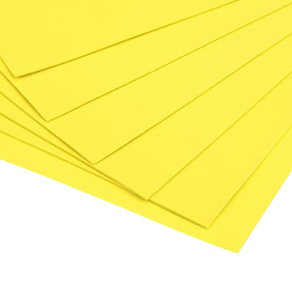 uxcell Light Yellow EVA Foam Sheets 11 x 8 inch 1.7mm Thickness for Crafts DIY Projects, 12 Pcs - color: Light Yellow