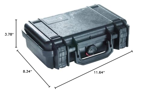 Pelican 1170 Case With Foam (Black) - color: Black
