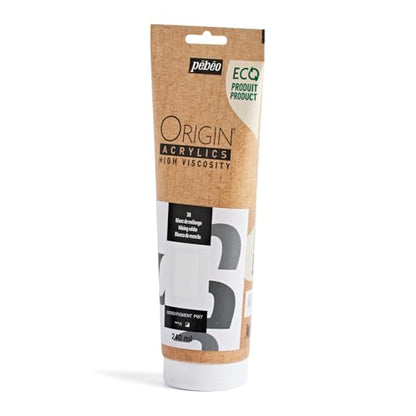 PEBEO Origin Acrylic Paint 240ml (8.11 oz), Mixing White - color: Mixing White
