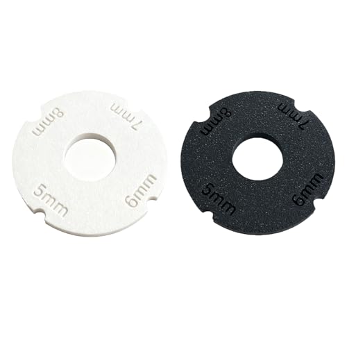 2-Piece Pottery Rim Sizing and Trimming Tool Set - Efficient Portable Round Tool for Smooth Uniform Rims on Clay Bowls, Mugs, and Pots