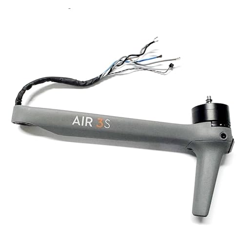 Arm with Motor Assembly Landing Gear Body Shell Upper Middle Frame Bottom Cover Spare Replacement Repair Original Part for Air 3s (Front Left arm)