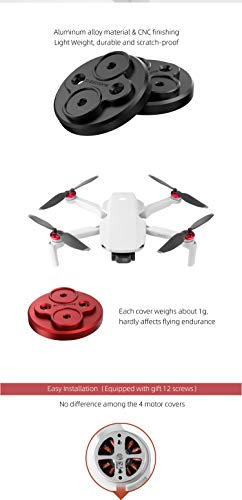 BTG Upgrade Motor Cover Cap for DJI Mini 2 SE/Mini 2/Mini 4K/Mini SE/Mini Drone Accessories Motor Protector
