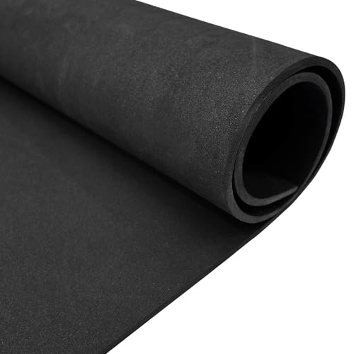 biguphate EVA Foam Roll, 5mm Black, 15"x39" High Density Craft Foam - color: BLACK, size: 1 PACK-38x100CM-5MM