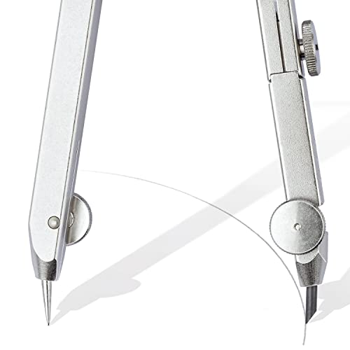 STAEDTLER Mars Comfort Metal 6" Compass Set with Case, Adaptor & Lead - style: 3 Piece Professional Set